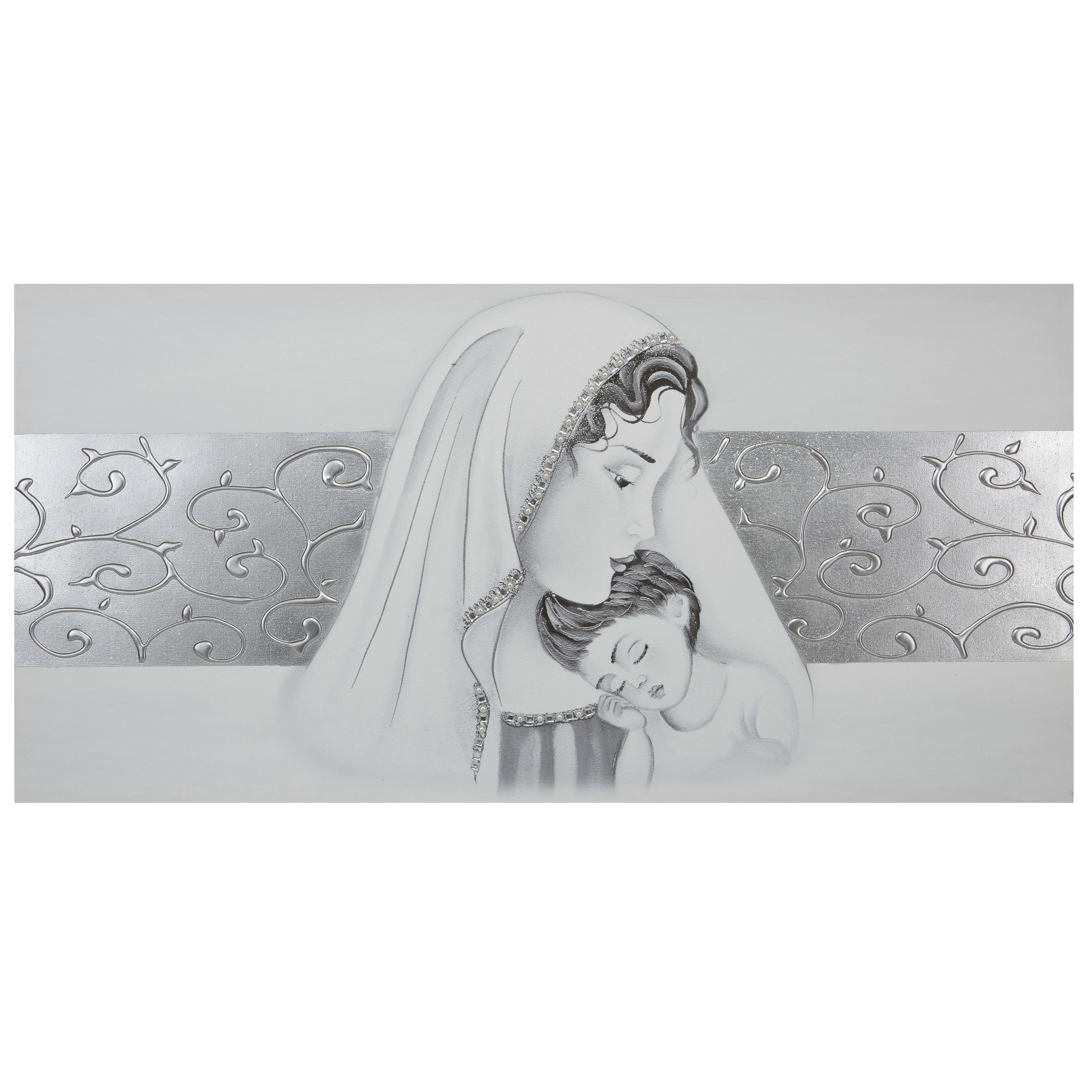 quadro capezzale per camera da letto su tela cotone maternità