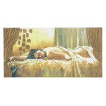 quadro capezzale su tela nudo di donna